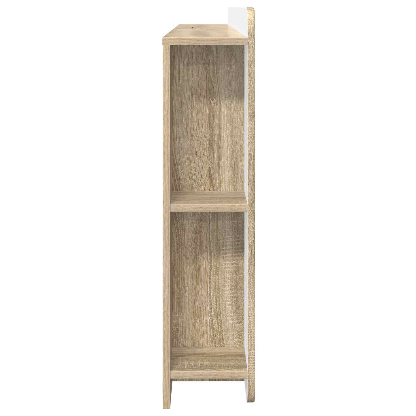 Hoofdbordkast met opslag Sonoma Eiken Geconstrueerd hout