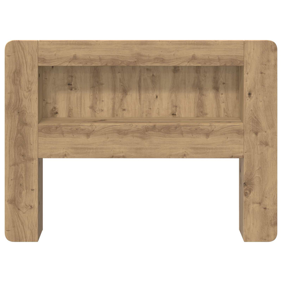 Hoofdbordkast met opslag Artisanaal eiken Geconstrueerd hout