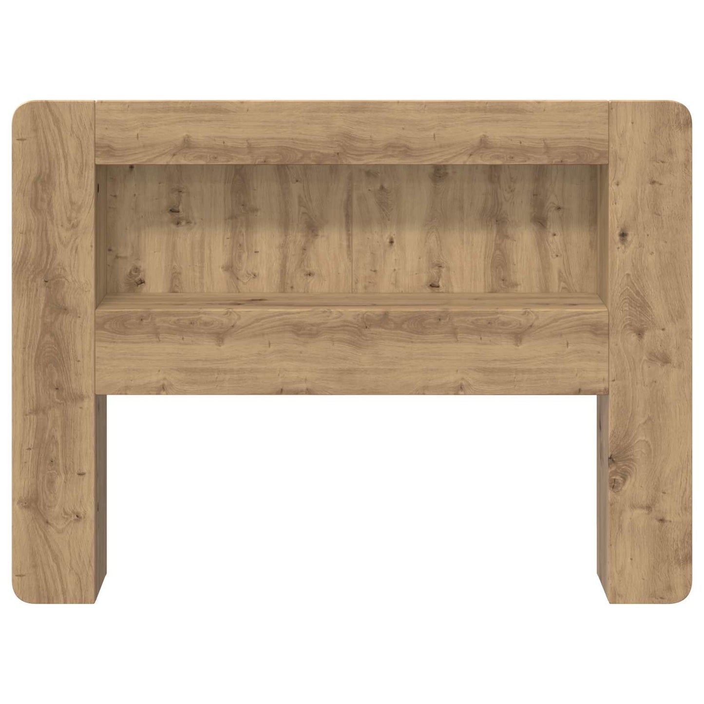 Hoofdbordkast met opslag Artisanaal eiken Geconstrueerd hout