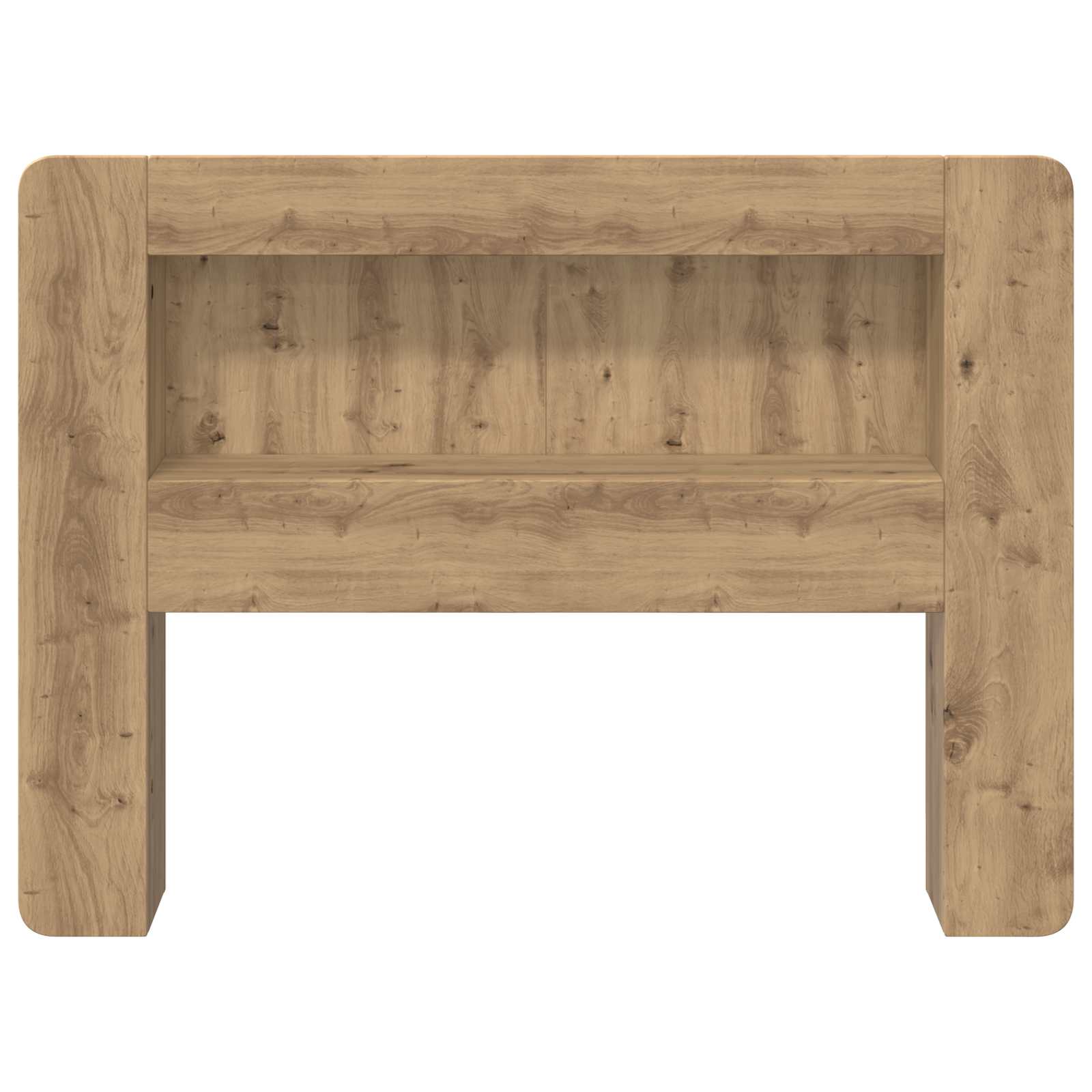 Hoofdbordkast met opslag Artisanaal eiken Geconstrueerd hout
