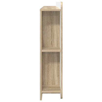 Hoofdbordkast met opslag Sonoma Eiken Geconstrueerd hout