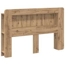 Hoofdbordkast met opslag Artisanaal eiken Geconstrueerd hout
