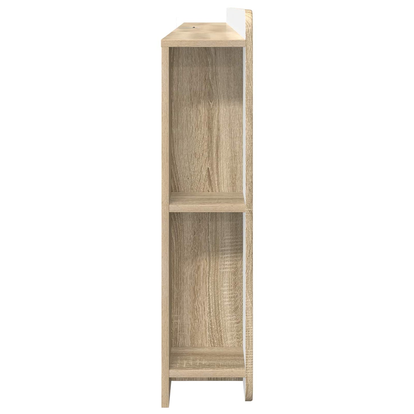 Hoofdbordkast met opslag Sonoma Eiken Geconstrueerd hout