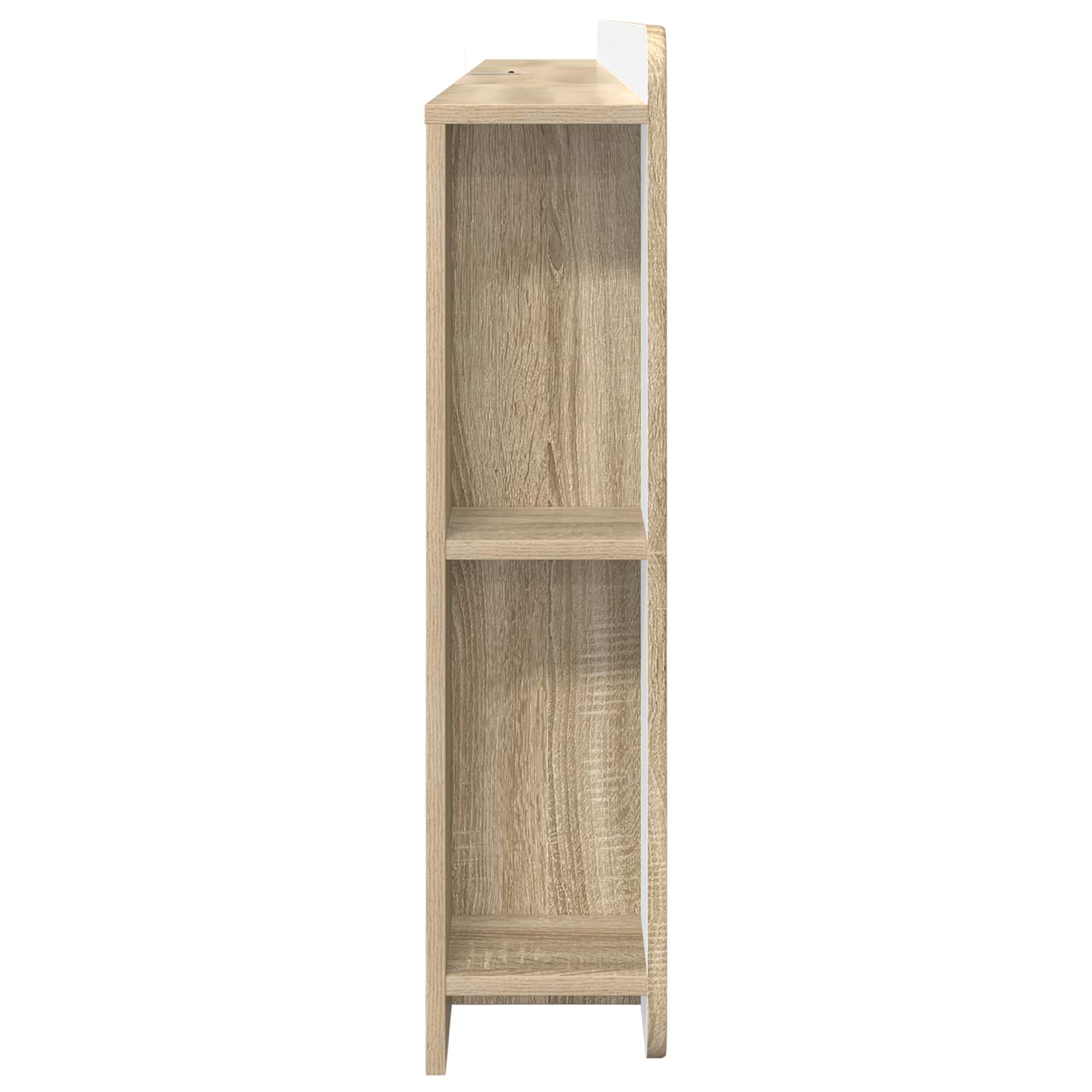 Hoofdbordkast met opslag Sonoma Eiken Geconstrueerd hout