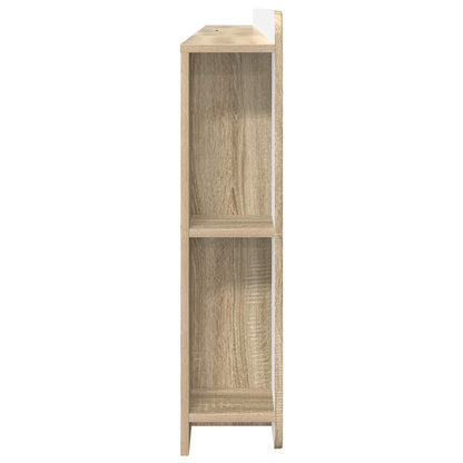 Hoofdbordkast met opslag Sonoma Eiken Geconstrueerd hout