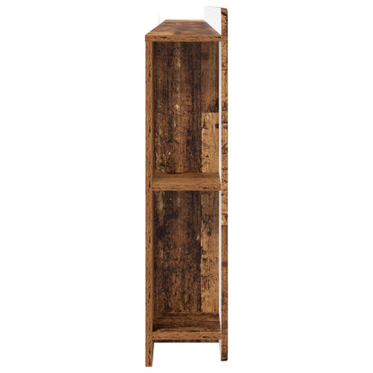 Hoofdbordkast met opslag Oud hout Geconstrueerd hout
