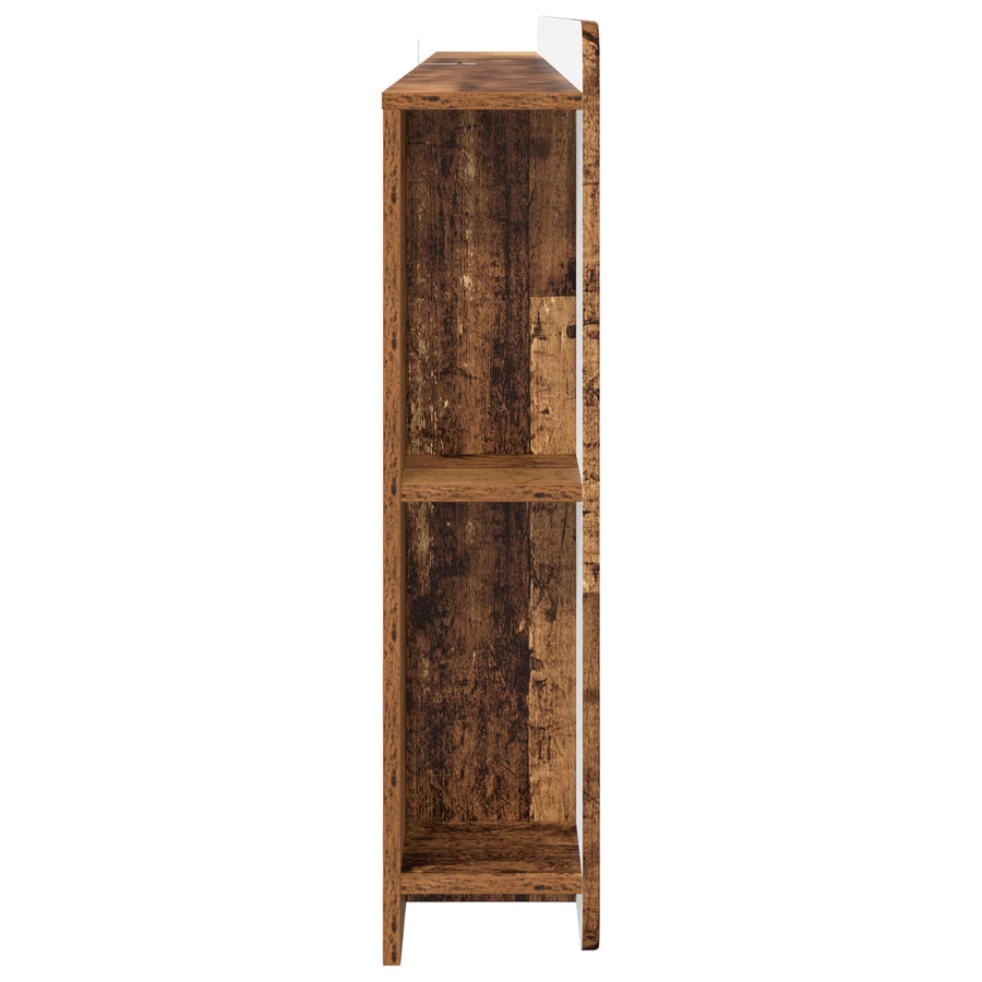 Hoofdbordkast met opslag Oud hout Geconstrueerd hout