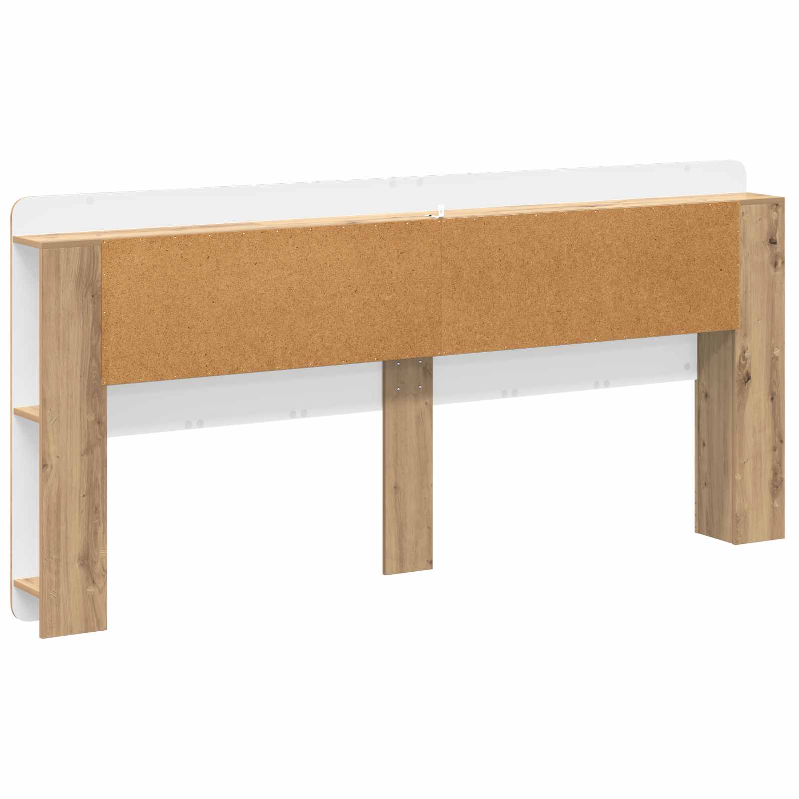 Hoofdbordkast met opslag Artisanaal eiken Geconstrueerd hout