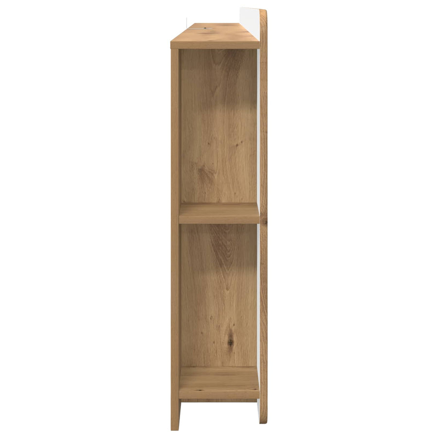 Hoofdbordkast met opslag Artisanaal eiken Geconstrueerd hout