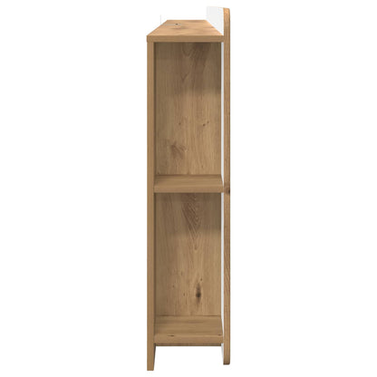 Hoofdbordkast met opslag Artisanaal eiken Geconstrueerd hout
