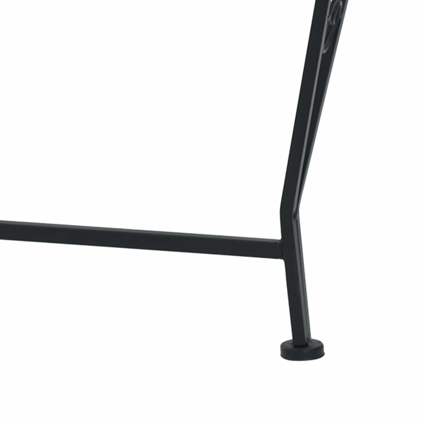 Boom bank Ø 160 x 89 cm Staal Zwart Rond