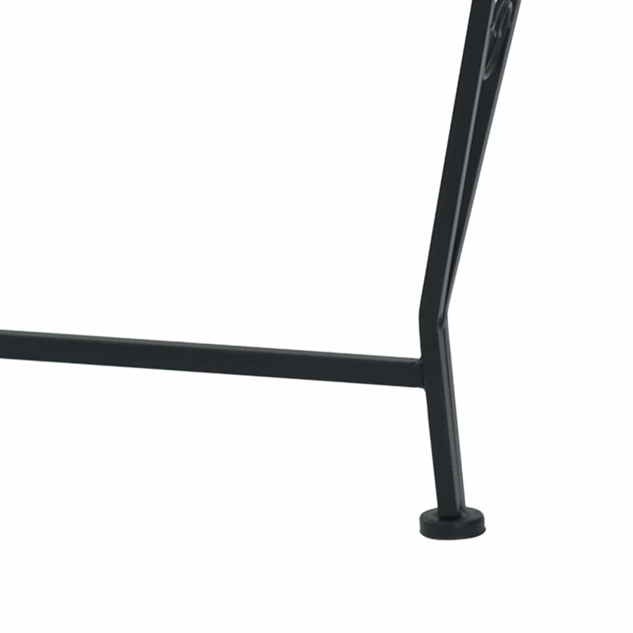 Boom bank Ø 160 x 89 cm Staal Zwart Rond