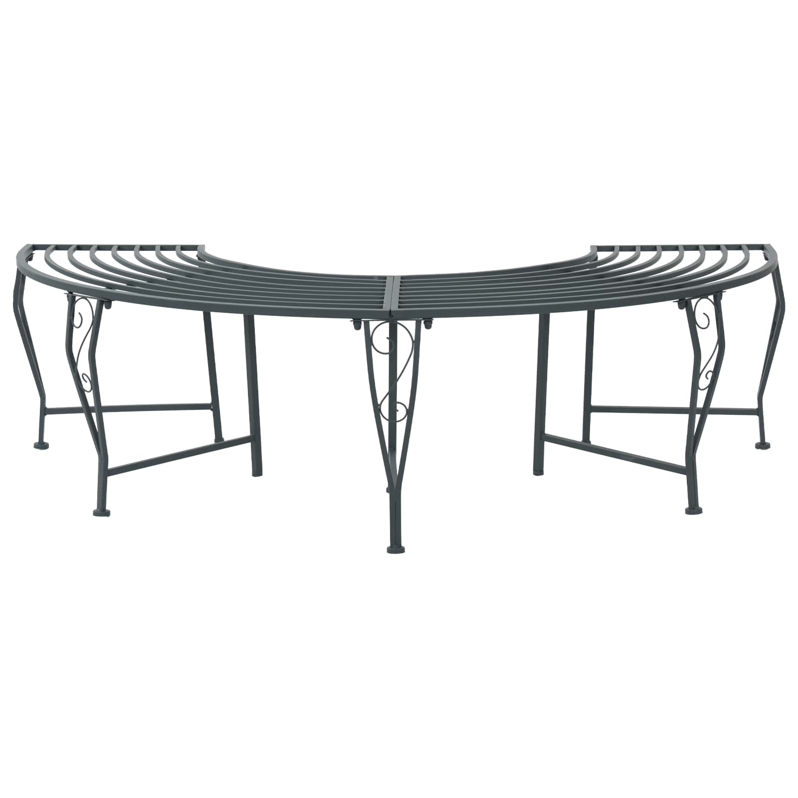 Boom bank 4-Aantal zitplaatsen 160 x 80 x 44 cm Staal