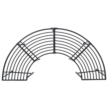 Boom bank 4-Aantal zitplaatsen 160 x 80 x 44 cm Staal Zwart