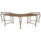 Boom bank 160 cm staal rond