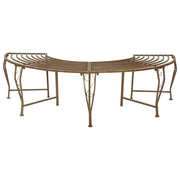 Boom bank 160 cm staal rond