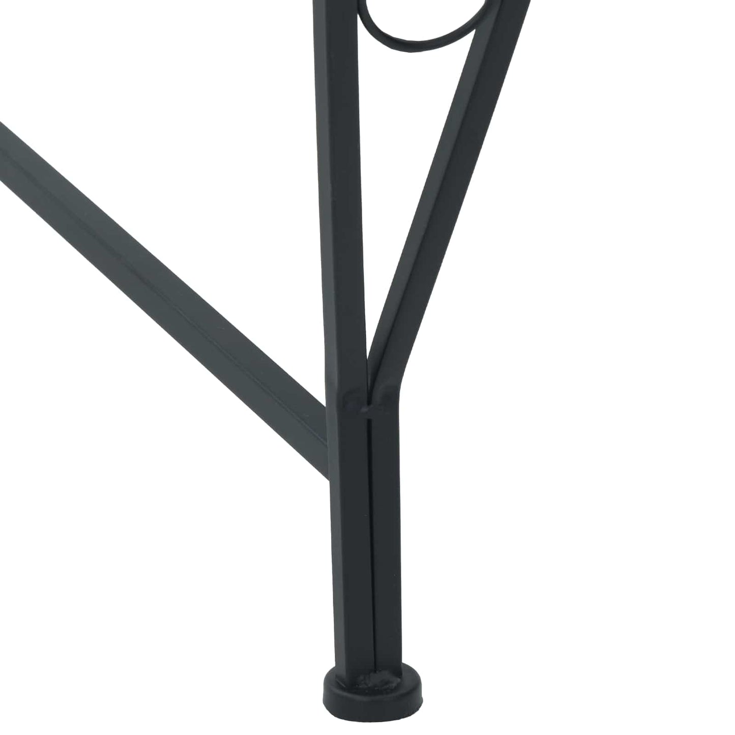 Boom bank 4-Aantal zitplaatsen 160 x 80 x 89 cm Staal Zwart