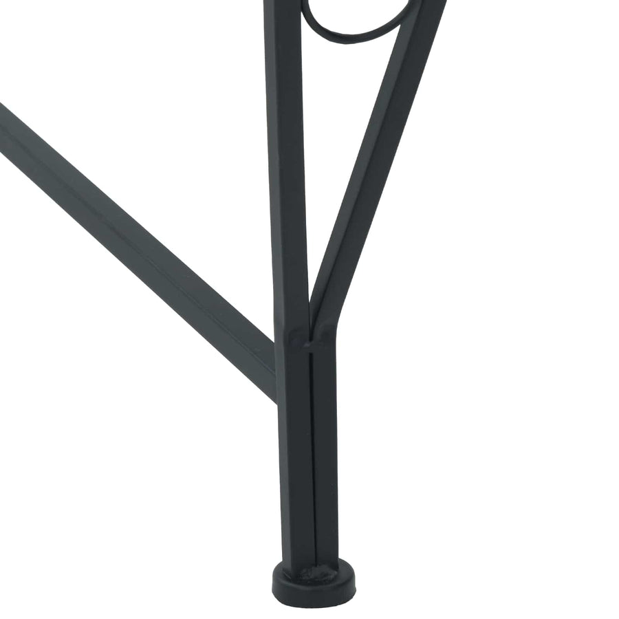 Boom bank 4-Aantal zitplaatsen 160 x 80 x 89 cm Staal Zwart