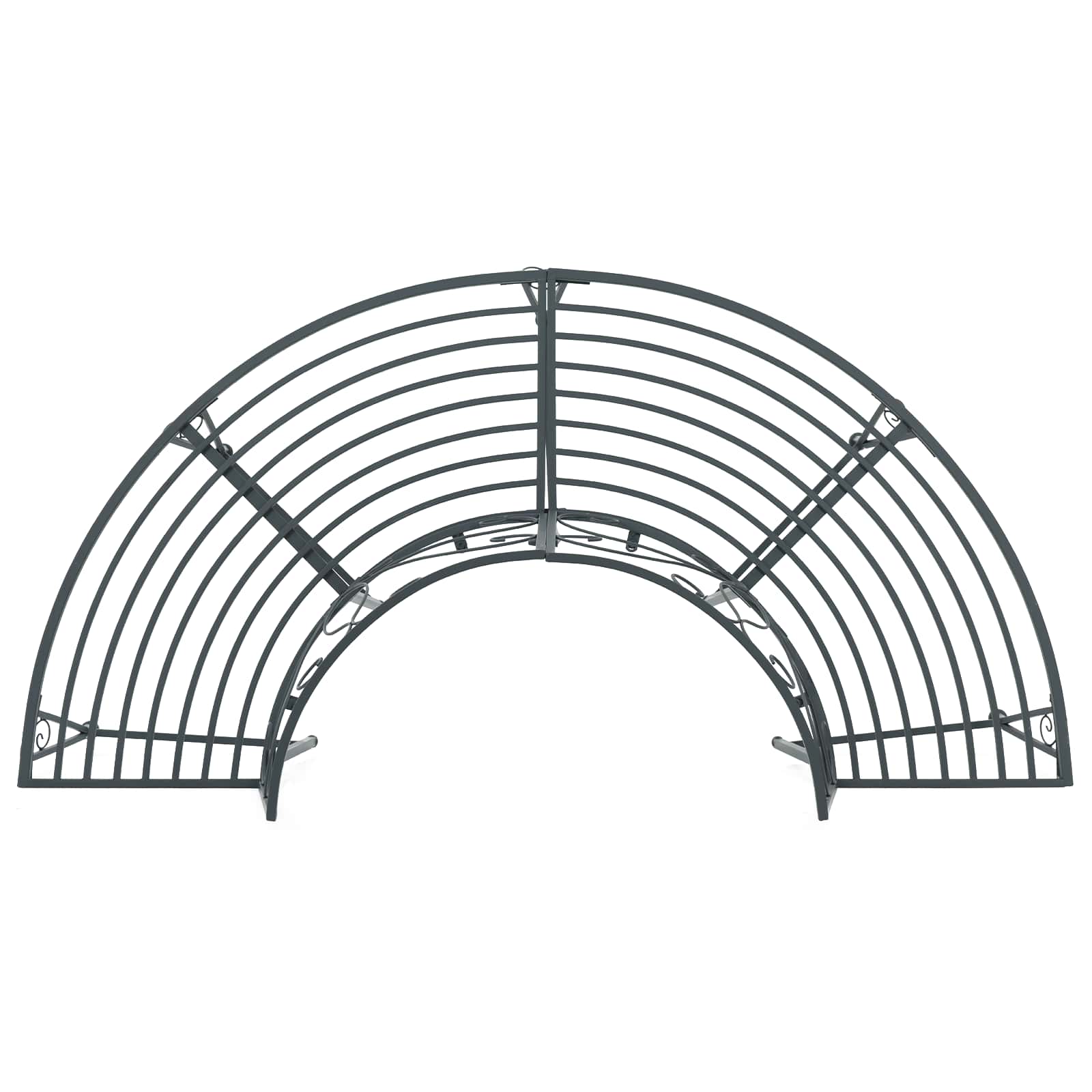 Boom bank 4-Aantal zitplaatsen 160 x 80 x 89 cm Staal