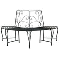 Boom bank 4-Aantal zitplaatsen 160 x 80 x 89 cm Staal Zwart