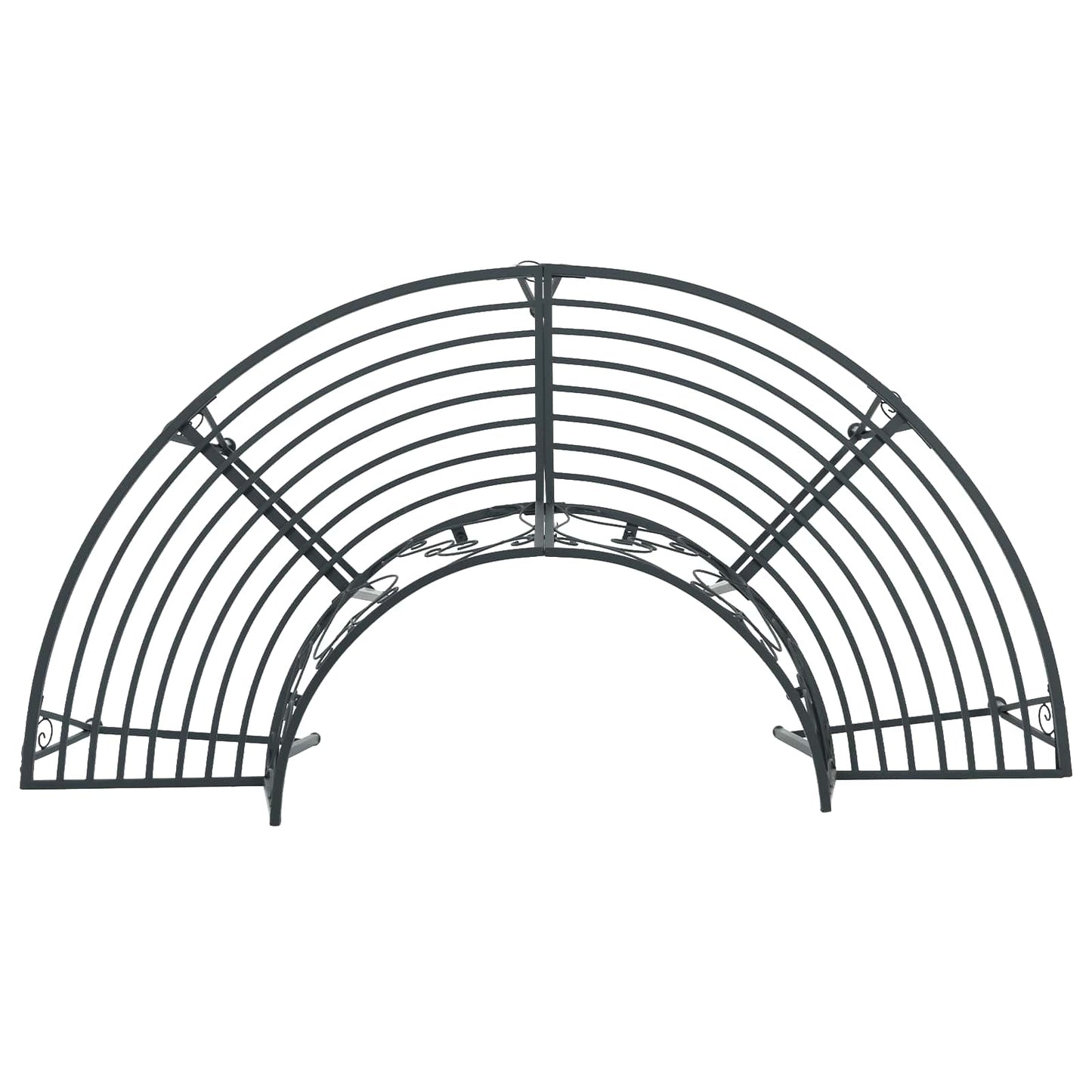 Boom bank 4-Aantal zitplaatsen 160 x 80 x 89 cm Staal