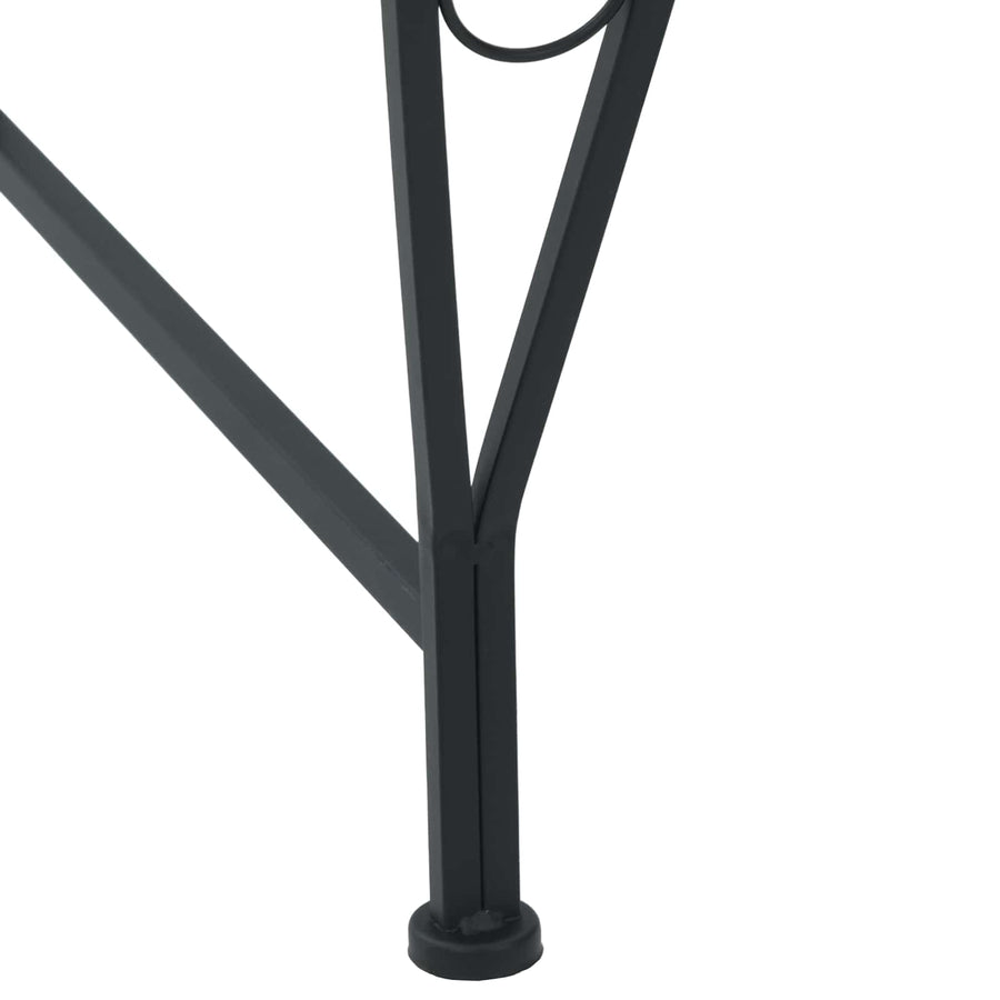 Boom bank 8-Aantal zitplaatsen Ø 160 x 89 cm Staal Zwart Rond