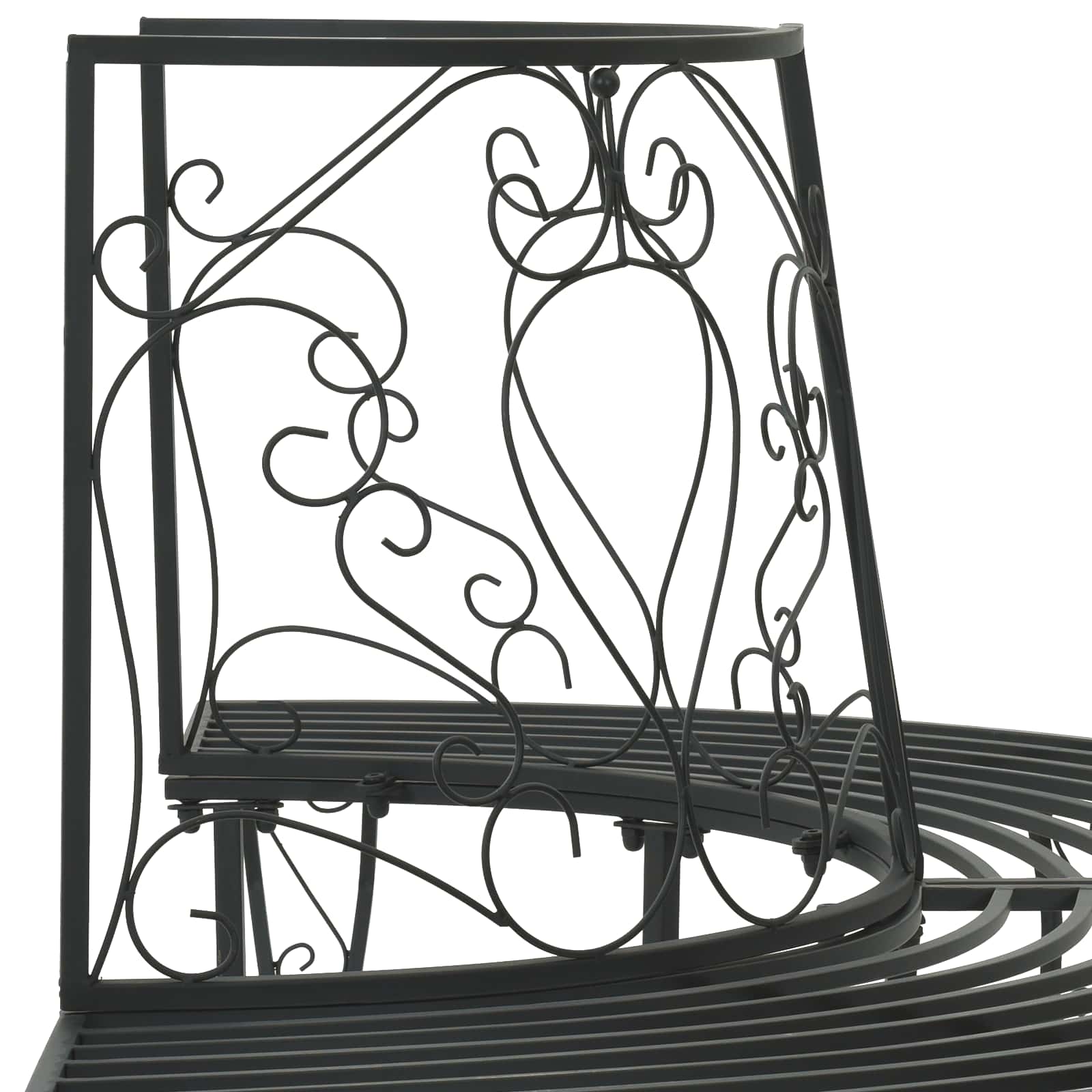 Boom bank 4-Aantal zitplaatsen 160 x 80 x 89 cm Staal Zwart