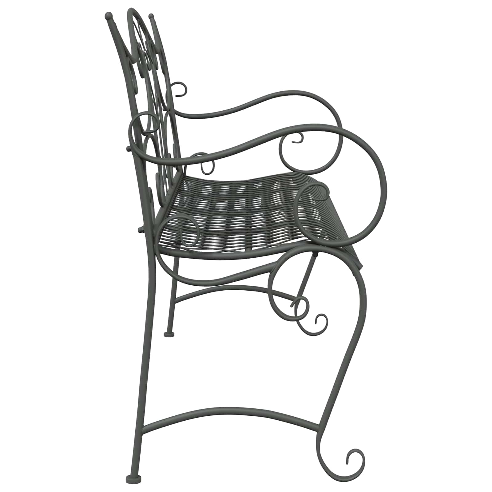 Tuinbank 2-Aantal zitplaatsen 114 x 56,5 x 90 cm Staal