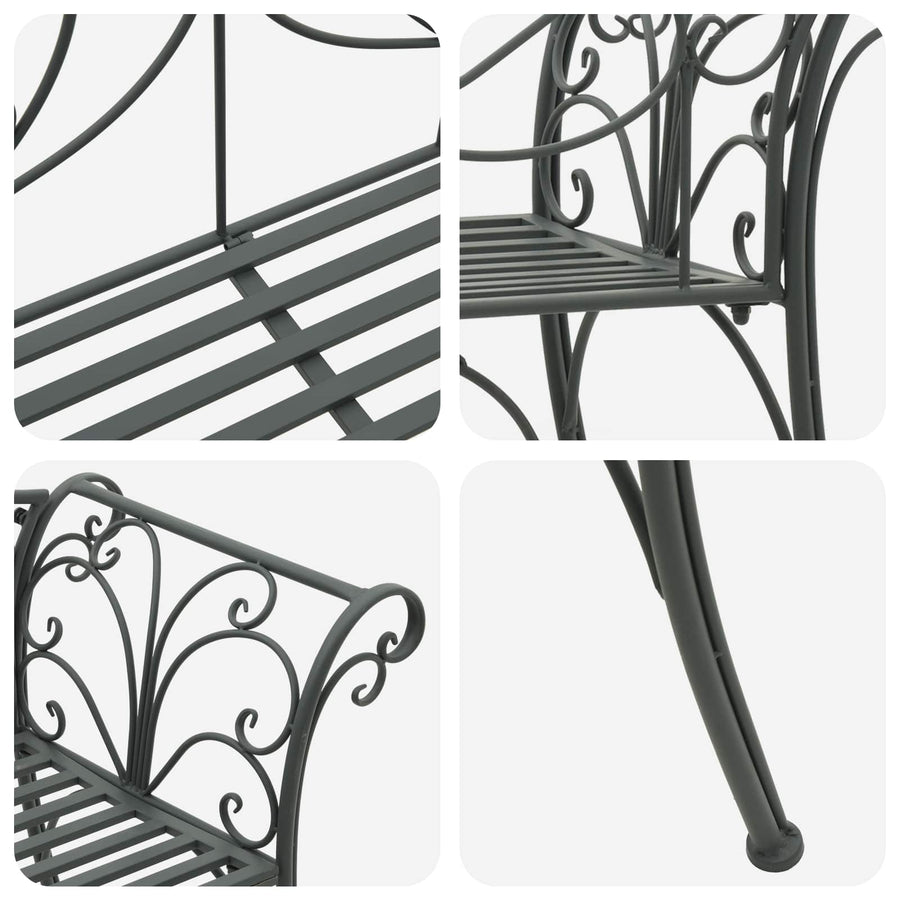 Tuinbank 2-Aantal zitplaatsen 130 x 47 x 90 cm Staal