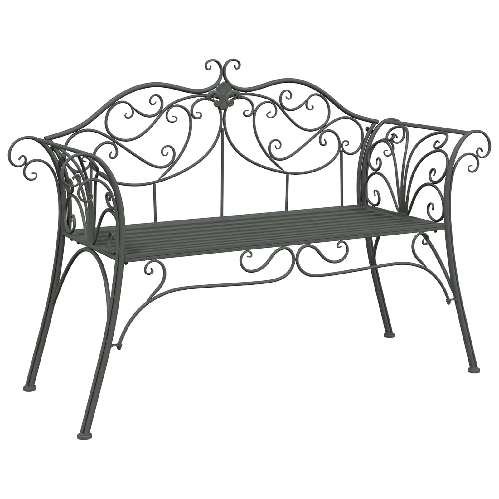 Tuinbank 2-Aantal zitplaatsen 130 x 47 x 90 cm Staal