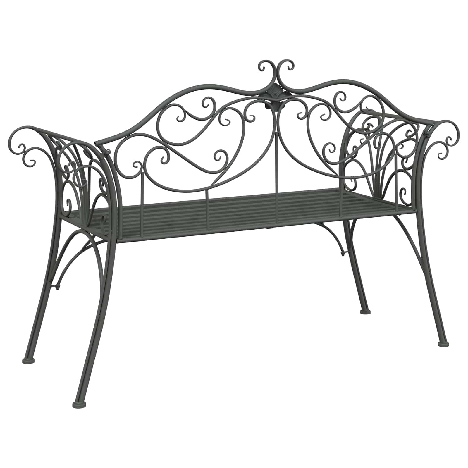 Tuinbank 2-Aantal zitplaatsen 130 x 47 x 90 cm Staal