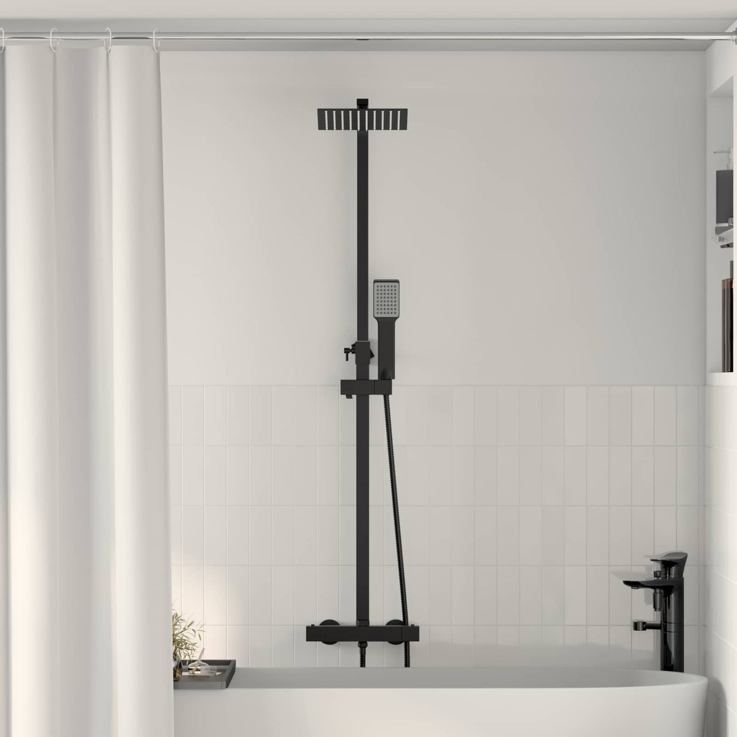 Thermostatisch Douchesysteem Set Messing en Roestvrij staal