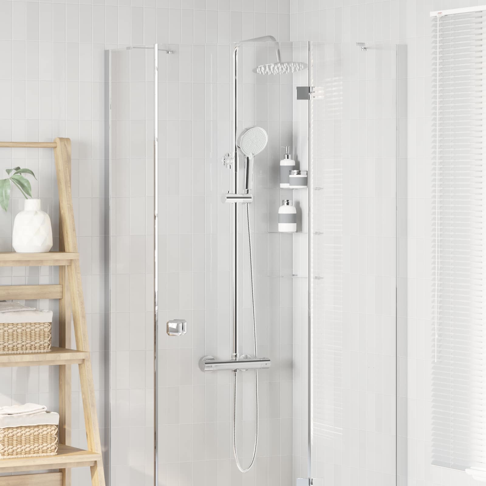 Thermostatisch Douchesysteem Set Chroom 27 x 43,5 x 83 cm