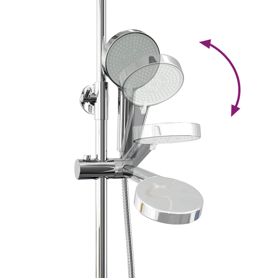 Thermostatisch Douchesysteem Set Chroom 27 x 43,5 x 83 cm