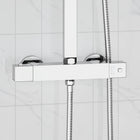 Douchemixer thermostatisch RVS 201 25,5x7x6 cm zilver
