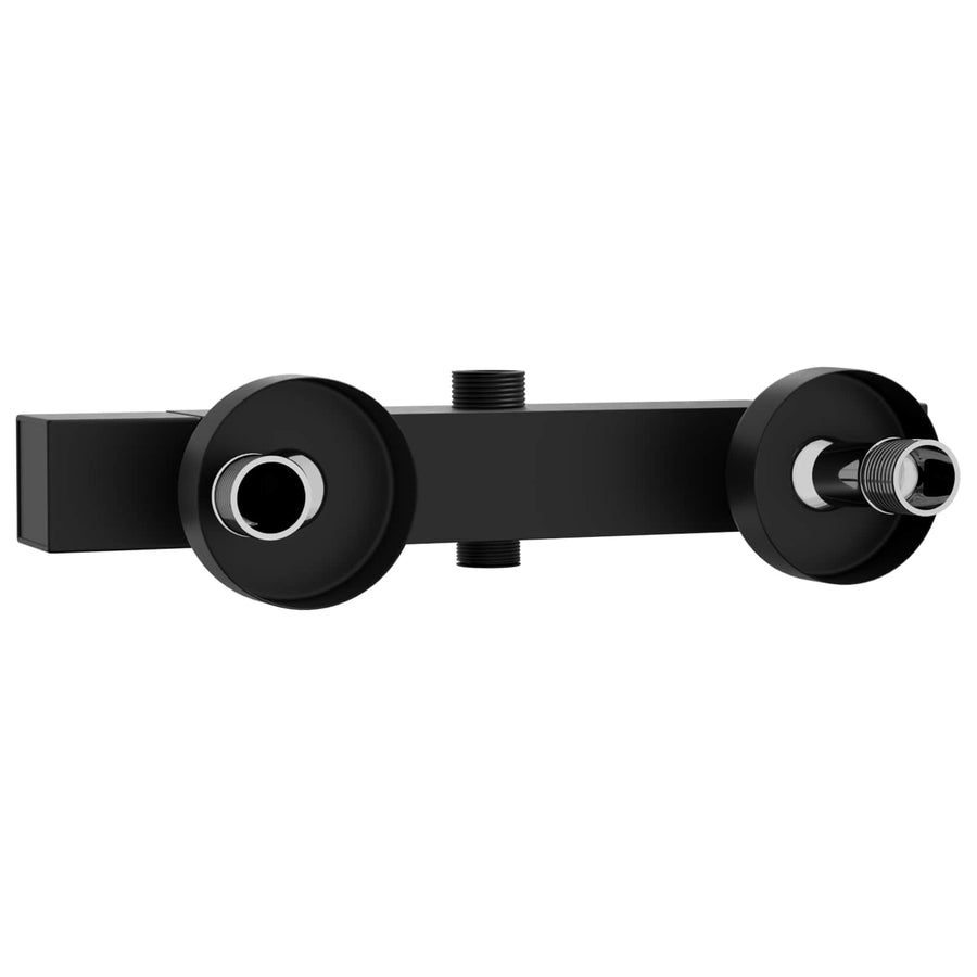 Thermostatische douchemixer RVS 201 25,5 x 7 x 6 cm Zwart