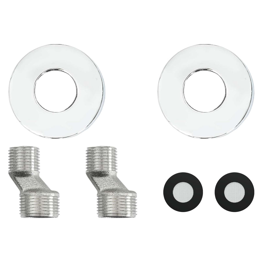 Thermostatische douchemixer RVS 201 27 x 8 x 6 cm zilver
