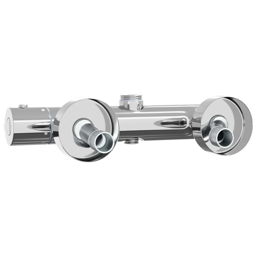 Thermostatische douchemixer RVS 201 27 x 8 x 6 cm zilver