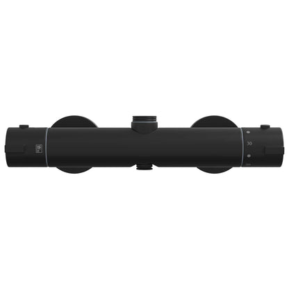 Thermostatische douchemixer RVS 201 27 x 8 x 6 cm Zwart
