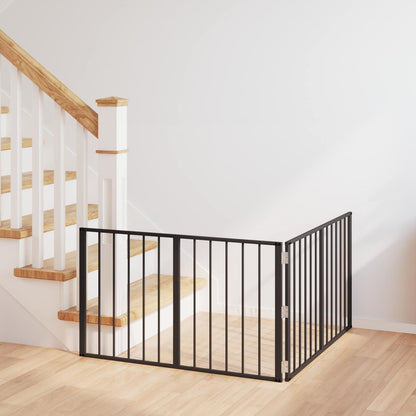 Hondenhek 2 pcs Zwart 100 x 60 cm Gegalvaniseerd staal