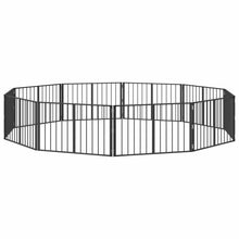 Hondenhek 10 pcs Zwart 100 x 60 cm Gegalvaniseerd staal