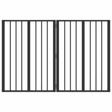 Hondenhek 2 pcs Zwart 60 x 80 cm Gegalvaniseerd staal