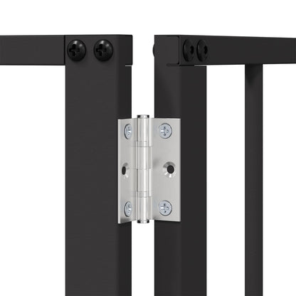 Hondenhek 8 pcs Zwart 60 x 80 cm Gegalvaniseerd staal