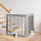 Dog Playpen 2 pcs Grey Sonoma 100 x 100 cm
