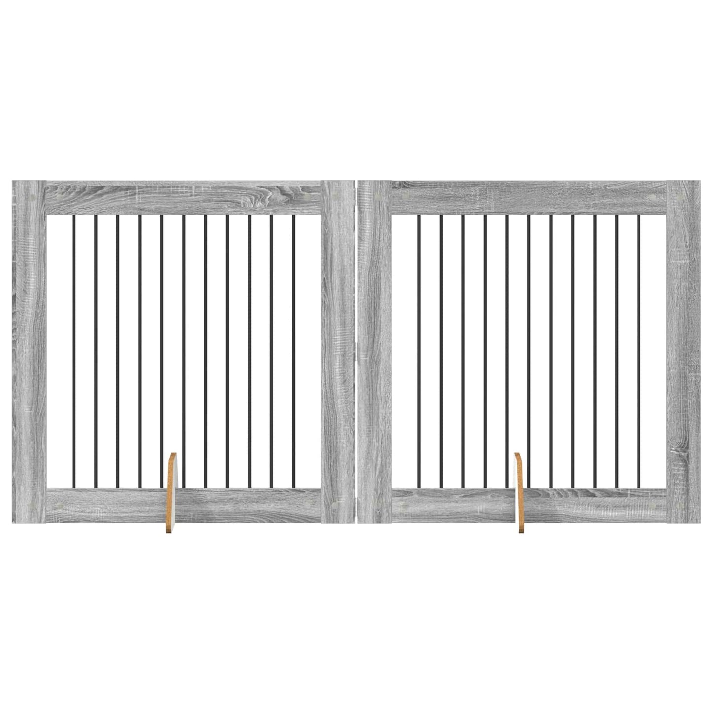 Honden Playpen 2 pcs Grijze Sonoma 100 x 100 cm