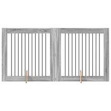 Honden Playpen 2 pcs Grijze Sonoma 100 x 100 cm
