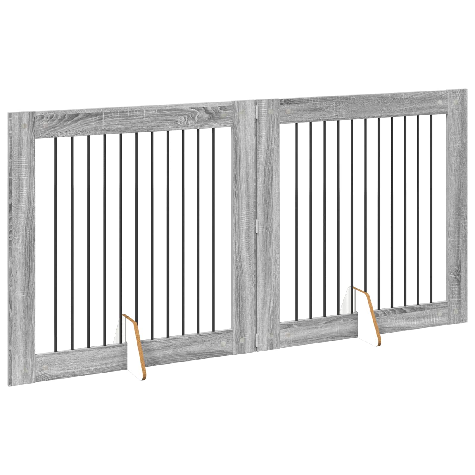 Honden Playpen 2 pcs Grijze Sonoma 100 x 100 cm