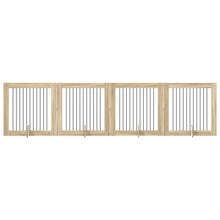 Hondenhekje met standaards 4 pcs Sonoma Eiken 100 x 100 cm