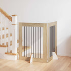 Hondenhekje 2 stuks 160x100 cm bewerkt hout