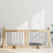 Hondenhek 4 stuks Sonoma Eiken 80 cm